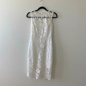 White lace dress